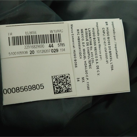 Hugo Boss Size 12 Elbise Gray Pintuck Pleated Embroidered Sheath Wool Dress - Picture 8 of 9